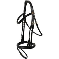 Hans Melzer Horse Equipment Hans Melzer Trense Bad Harzburg schwarz/messing VB/ COB (Vollblut) von Hans Melzer Horse Equipment