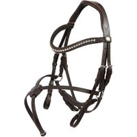 Hans Melzer Horse Equipment Hans Melzer Trense Calgary mexikanisches Reithalfter braun/silber VB/ COB (Vollblut) von Hans Melzer Horse Equipment
