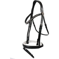 Hans Melzer Horse Equipment Hans Melzer Trense Wiesbaden schwarz/silberne Kristalle weiß unterlegt Pony Hans Melzer Horse Equipment Hans Melzer Trense Wiesbaden schwarz/silberne Kristalle weiß unterlegt Pony von Hans Melzer Horse Equipment