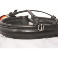 Hans Melzer Horse Equipment Hans Melzer Kandarenreithalfter Wiesbaden schwarz/silber schwarz unterlegt WB EXTRA (KB-Kaltblut) von Hans Melzer Horse Equipment