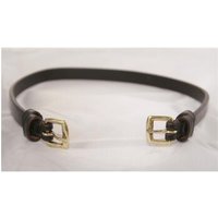 Hans Melzer Horse Equipment Hans Melzer Kehlriemen braun/messing WB (Warmblut) von Hans Melzer Horse Equipment