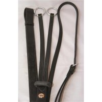 Hans Melzer Horse Equipment Hans Melzer Martingal schwarz/silber WB (Warmblut) von Hans Melzer Horse Equipment