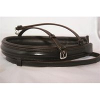 Hans Melzer Horse Equipment Hans Melzer Reithalfter standard englisch kombiniert braun/silber VB/ COB (Vollblut) von Hans Melzer Horse Equipment