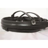 Hans Melzer Horse Equipment Hans Melzer Reithalfter standard schwedisch kombiniert schwarz/silber Pony von Hans Melzer Horse Equipment