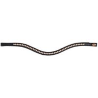 Hans Melzer Horse Equipment Hans Melzer Stirnriemen Mechtersen schwarz/silber WB EXTRA (KB-Kaltblut) von Hans Melzer Horse Equipment