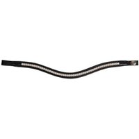 Hans Melzer Horse Equipment Hans Melzer Stirnriemen Paris schwarz/silber Pony von Hans Melzer Horse Equipment