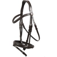 Hans Melzer Horse Equipment Hans Melzer Trense Bad Harzburg braun/silber WB EXTRA (KB-Kaltblut) von Hans Melzer Horse Equipment