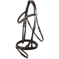 Hans Melzer Horse Equipment Hans Melzer Trense Lexington braun/silber braun unterlegt LACK WB (Warmblut) von Hans Melzer Horse Equipment
