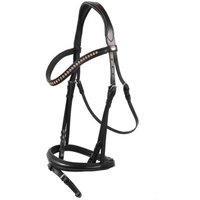 Hans Melzer Horse Equipment Hans Melzer Trense Mechtersen schwarz/silber WB EXTRA (KB-Kaltblut) von Hans Melzer Horse Equipment