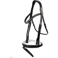 Hans Melzer Horse Equipment Hans Melzer Trense Wiesbaden schwarz/silberne Kristalle weiß unterlegt Pony Hans Melzer Horse Equipment Hans Melzer Trense Wiesbaden schwarz/silberne Kristalle weiß unterlegt Pony von Hans Melzer Horse Equipment