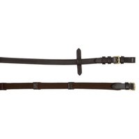 Hans Melzer Horse Equipment Hans Melzer Zügel Gurt braun/messing Pony von Hans Melzer Horse Equipment