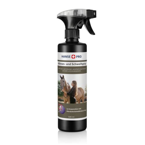 Hanse Pro Mähnen- und Schweifspray, 1 x 500 ml I Fell-Pflege I Mähnen-Pflege I Pflege-Mittel für Pferde I erleichtert das Kämmen Hanse Pro Mähnen- und Schweifspray, 1 x 500 ml I Fell-Pflege I Mähnen-Pflege I Pflege-Mittel für Pferde I erleichtert das Kämmen von Hanse Pro