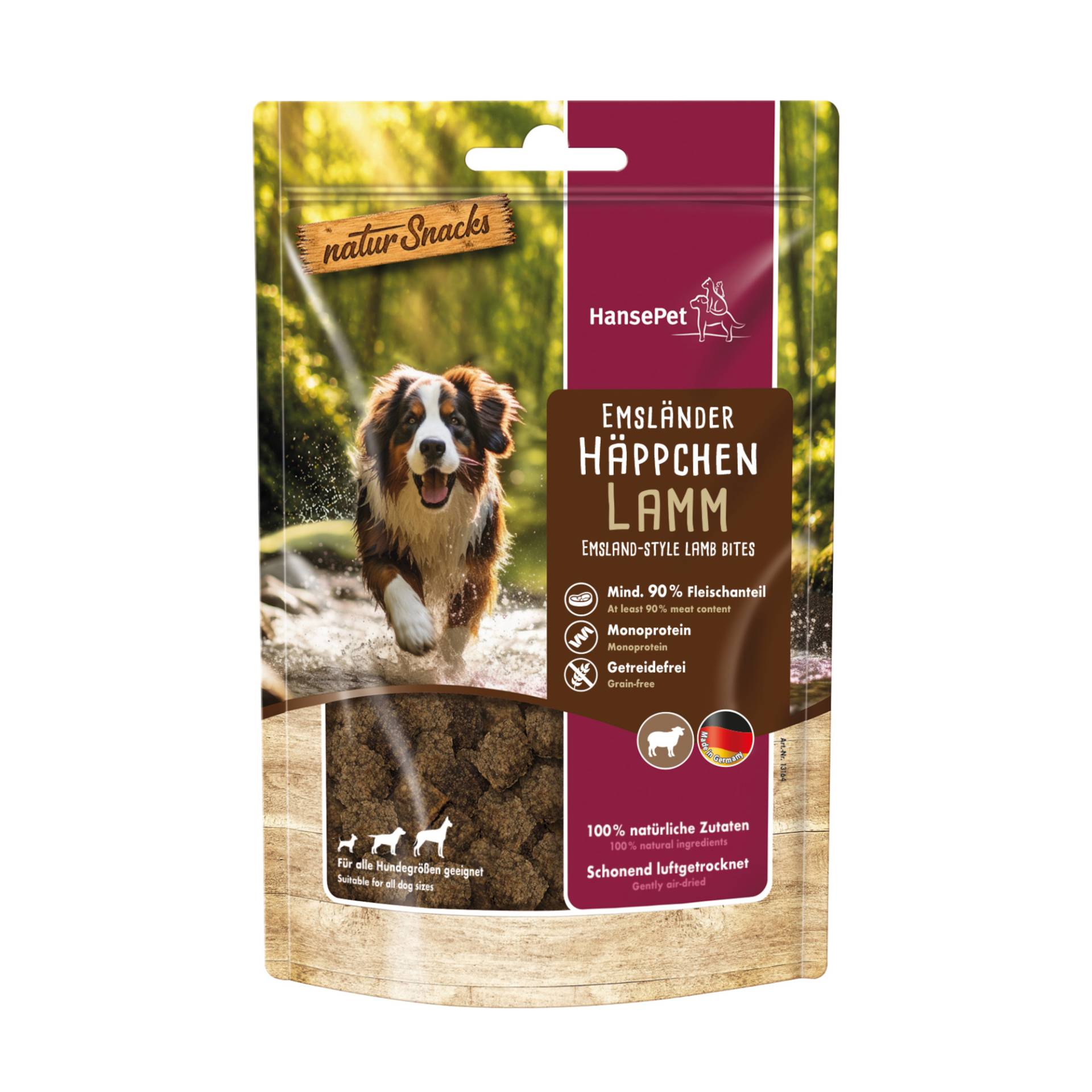 Hansepet Natur Snacks Emsländer Häppchen - Lamm Hansepet Natur Snacks Emsländer Häppchen - Lamm von Hansepet