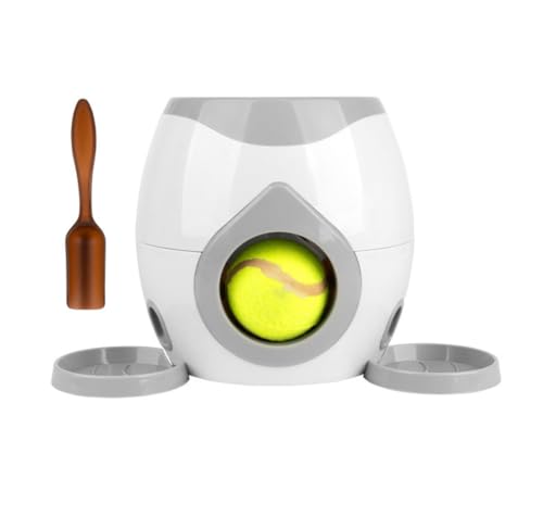 HaoYiShang Automatischer Leckerli-Spender für Hunde, IQ-Trainingsspielzeug, interaktives Haustierspielzeug für Bewegung, geeignet für Katzen, Hunde und andere Tiere, Leckerli-Spender für Hunde (Grau) HaoYiShang Automatischer Leckerli-Spender für Hunde, IQ-Trainingsspielzeug, interaktives Haustierspielzeug für Bewegung, geeignet für Katzen, Hunde und andere Tiere, Leckerli-Spender für Hunde (Grau) von HaoYiShang