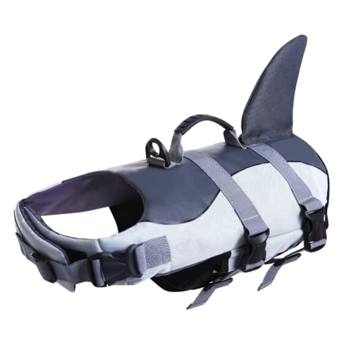 Hundeschwimmweste, Haustier-Schwimmweste, Sicherheitsweste zum Schwimmen, Bootfahren, Hai-Schwimmwesten, Hunde-Lebensretter, Badeanzüge für Pool, Wasserschwimmweste für kleine, mittelgroße und große Hundeschwimmweste, Haustier-Schwimmweste, Sicherheitsweste zum Schwimmen, Bootfahren, Hai-Schwimmwesten, Hunde-Lebensretter, Badeanzüge für Pool, Wasserschwimmweste für kleine, mittelgroße und große von HaoYiShang