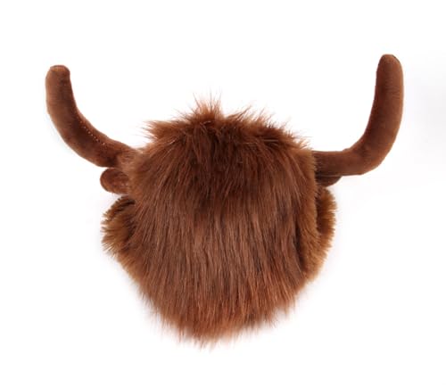 Süße Hundehorn-Perücke, weiches Halloween-Bull-Kostüm, warmer Ochsenhut, Hundeperücke, Kleidung, Haustier, Hund, Katze, Stier, Mähnenhorn, Weihnachtszubehör, Cosplay für mittelgroße und große Hunde Süße Hundehorn-Perücke, weiches Halloween-Bull-Kostüm, warmer Ochsenhut, Hundeperücke, Kleidung, Haustier, Hund, Katze, Stier, Mähnenhorn, Weihnachtszubehör, Cosplay für mittelgroße und große Hunde von HaoYiShang