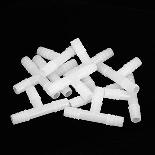 10pcs Aquarium Tee -Ausdruck 3 Pfade Rohr Volumen Luftstromventil Hergestellt aus Hochwertige Bauchmuskeln, Ideal für Angeltank Pumpe von Haofy