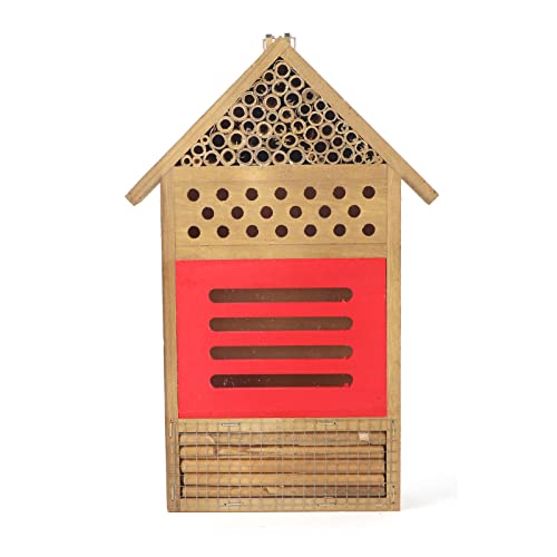 Bienenhaus, Insektenhaus, Bienenhaus, Holz, Insektenhaus, Bienenhaus, Holz, Käferzimmer, Hotel, Unterschlupf, Gartendekoration, Nester, Box von Haofy