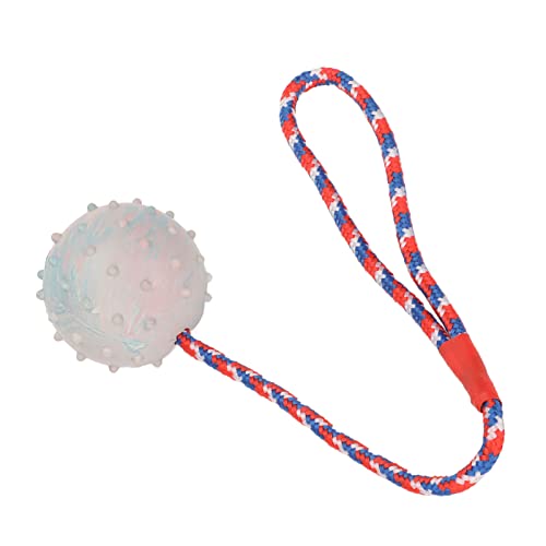 Gummi -Hund -Kauenkugel mit Seil, Hohlen Schweren Trainingskugel für Hunde, Haustier -Zahnen Spielzeugball für Mittelgroße Kleine Hunde Gummi -Hund -Kauenkugel mit Seil, Hohlen Schweren Trainingskugel für Hunde, Haustier -Zahnen Spielzeugball für Mittelgroße Kleine Hunde von Haofy
