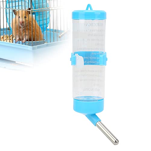Hamster Wasserflaschenspender Hamster Wasserflasche Spender Automatisch ohne Tropfen Hamster Trinkbrunnen für Kleine Tiere (125 ml) von Haofy