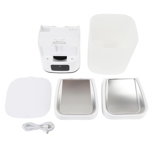 Haofy 6L Automatischer Katzenfuttermittel mit WLAN, Großer Kapazität, Fernbedienung, Zeitgesteuerter Smart Pet Food -Spender für Zuhause, Zwei Stromversorgung, Programmierbarer von Haofy