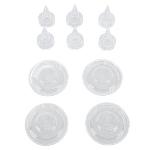 Haofy 6pcs Entenbillventile 4pcs Membran für S9 S12, Tragbare Elektropumpenteile, Leckageprävention, Sicheres Silikonmaterial Haofy 6pcs Entenbillventile 4pcs Membran für S9 S12, Tragbare Elektropumpenteile, Leckageprävention, Sicheres Silikonmaterial von Haofy