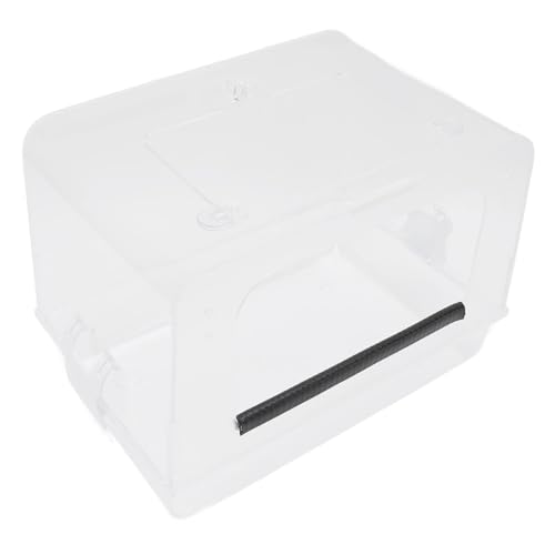 Haofy Acrylkäfig -Vogelbad, Tragbare Badbox für - Geräumiges Design für Kleine und Mittlere Sittich Genuss von Haofy