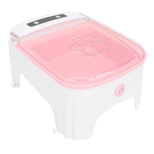 Haofy Automatischer Katzenfuttermittel mit Timer mit Großer Kapazität 6 Mahlzeitenstiernahrungspenser, Anti -TIPP -Design Programmierbarer Zeitplan Hunde für Reisebereich Multi (PINK) von Haofy