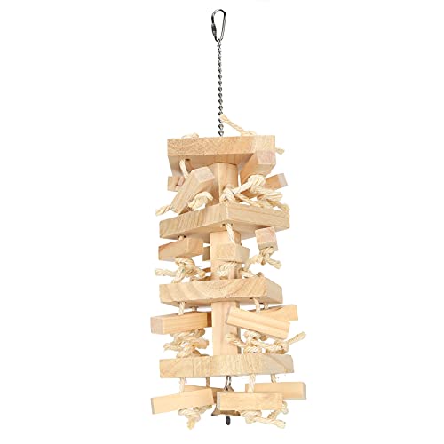 Haofy Bird-Chew-Spielzeug, Bells Anhänger Papageien, Stärker und Langlebiger, Reduzieren Einsamkeit, Sichere Ungiftige, Kleine und Mittlere Vögel-Übungen, Einfache Installation, für Verschiedene von Haofy