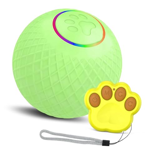 Haofy Dual-Modus-Katzenballspielzeug, Interaktiver LED-Blitztüter, Ladeball Mit Niedrigem Geräusch-Typ-C. Automatische Hindernisvermeidung, Einfach zu Bedienen, für Katzen. Mit Fernbedienung. Haofy Dual-Modus-Katzenballspielzeug, Interaktiver LED-Blitztüter, Ladeball Mit Niedrigem Geräusch-Typ-C. Automatische Hindernisvermeidung, Einfach zu Bedienen, für Katzen. Mit Fernbedienung. von Haofy