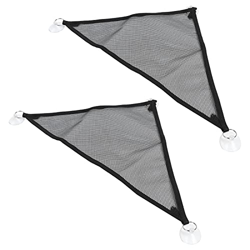 Haofy Echsenhängematte Tier Nylon Reptilien Treffpunkt mit Saugnäpfeln, Atmungsaktives Netzdesign, Robuste Fixierung für Eidechsen, Geckos und Schlangen, Vielseitige Verwendung, Platzsparendes Design von Haofy