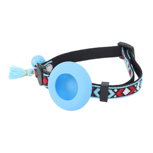 Haofy Haustierhalsband, Eleganter Quastenbesatz, Verstellbares Katzenhalsband, Bunt, Modisch, Verschleißfest, für Reisen Zum Spazierengehen (Blue) von Haofy