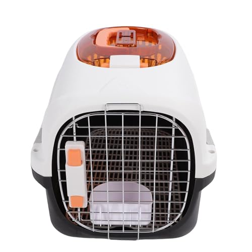 Haofy Haustierhund Zwinger Mehrerlüftungsstaaten Windows Travel Hundekiste Katzenträger mit Ultra -Leichter Tragbarer Kennelfluggesellschaft Friendly Cat Carriers (Black) von Haofy
