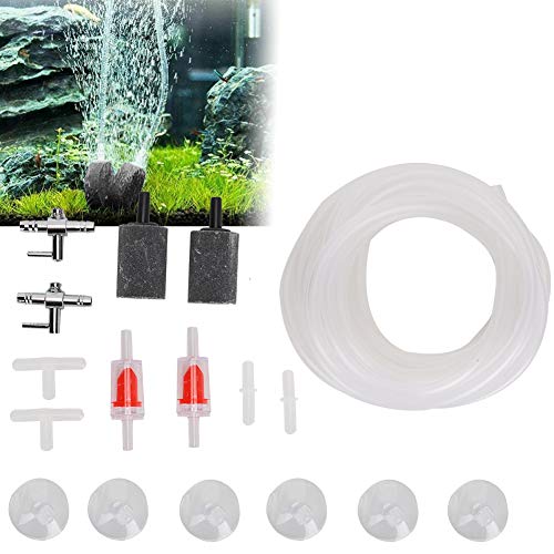 Haofy Hochwertiges Aquariumluftpumpenzubehör 3 -Wege -Diverter Ventil Sauerstoffkompressor Armaturen für 4 mm (Paket acht) von Haofy