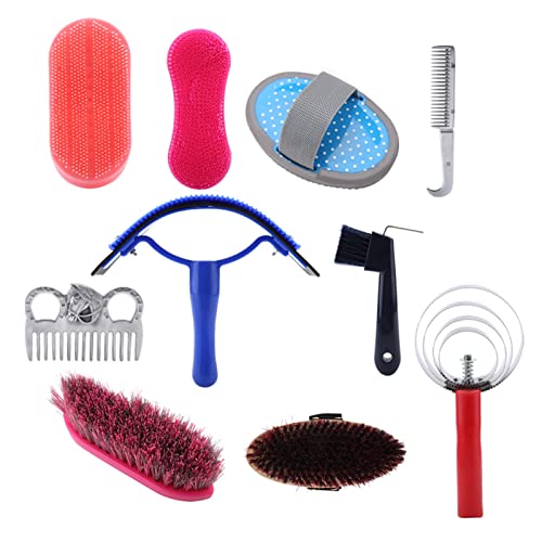 Haofy Komplettes Pferdepflege -Kit Langable Reitpflege -Set, um Sauber und Schön zu Halten Haofy Komplettes Pferdepflege -Kit Langable Reitpflege -Set, um Sauber und Schön zu Halten von Haofy
