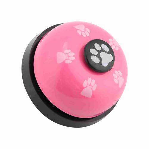 Haofy Nicht-Skid-Gummiboden, Niedliche Cartoon-Haustierglocke für Hundekatzentür-Training, Einfach zu Bedienendes Haustiergeschenk, Langlebig und Geruchlos (PINK) von Haofy