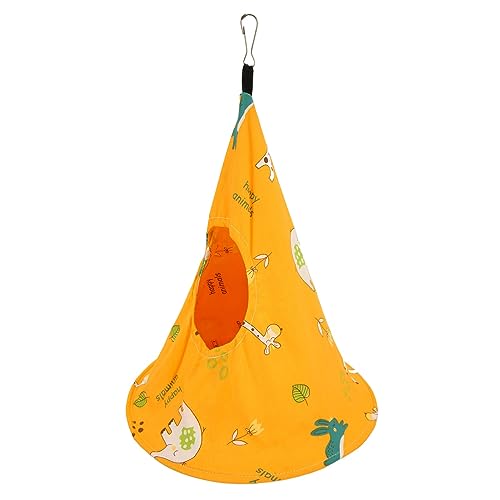 Haofy Papageiennest-Hängehängematte, Atmungsaktives Papageien-Versteckbett, Großer Raum, Warm, Bequem, Bedruckt für Lovebird, Kakadu, Nymphensittich, Papagei (20 * 27CM) von Haofy