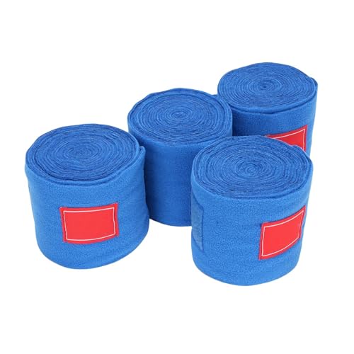 Haofy Professionelle Pferdepolo -Wraps Set von 4 10 cm Breit Verdickt Verlängern Polyesterbandagen für den Schutz von Pferden während des Trainings, Jumping Show -Events (L) von Haofy