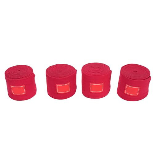 Haofy Professionelle Pferdepolo -Wraps Set von 4 10 cm Breit Verdickt Verlängern Polyesterbandagen für den Schutz von Pferden während des Trainings, Jumping Show -Events (M) von Haofy
