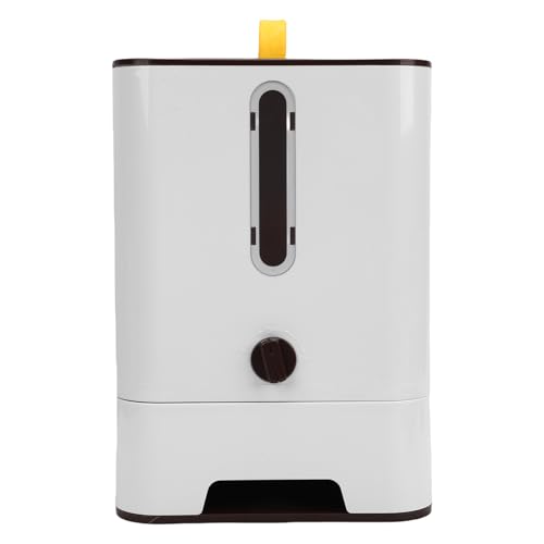 Haofy Smart Cat Feeder Automatic Pet Feeder Timed Cat Food -Spender Großer Kapazität mit Versiegelungstechnologie für Heimreisen Im Freien (Dunkelbraun) von Haofy