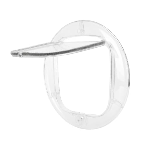 Haofy Stille Magnetische Positionierung Katzenklappe, 4 -Wege -Schlösser, Transparente Designkatze Innenür, Einfache Installation, Geeignet für Glastür, Dünne Tür von Haofy