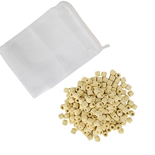 Haofy Tankfilterring, Aquarium Fischtankmedienfilter-Fischtankfilter Aquariumteich Filter Vorfilter Medien Keramikringe Aktiviertes Kohlenstoffsatz, Lieferungen Teichbio, Balances PH, von Haofy