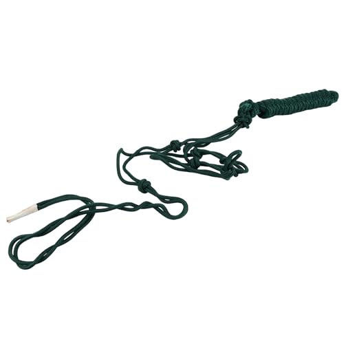 Haofy Traktionsseilhalfter, Sicher Tragbares Polyester-Pferdehalfter mit Mehreren Modischen Knoten für das Training (Green) von Haofy