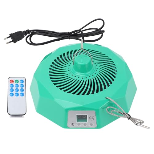 Haofy Vieh -Wärme -Lampe, Hühnerwärmlampenlüfter mit Fernbedienung, Intelligente Temperatursteuerung Haustierwärmen Zum Erwärmen für Haustiere Bequem und Effizient (EU -Stecker 220 V) von Haofy