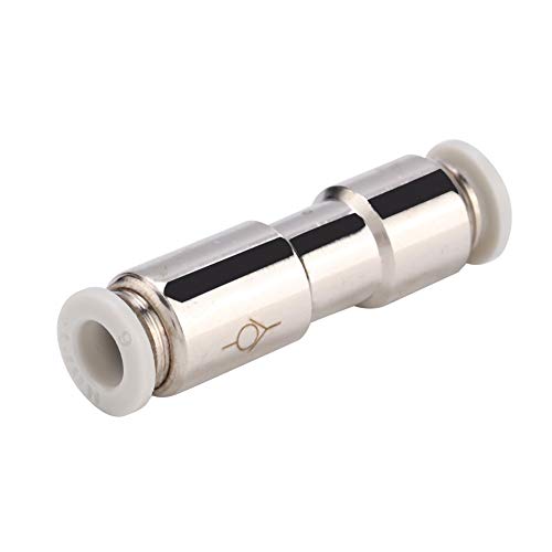 Haofy Water Reverse Check Ventil Hochwertiges Metall -Schnellanschluss -Scheckventil für 6 Mm Außendurchmesser, die Wasserverkehrsfunktion Vorliegen, Ideal für CO2 Zerstäuber Haofy Water Reverse Check Ventil Hochwertiges Metall -Schnellanschluss -Scheckventil für 6 Mm Außendurchmesser, die Wasserverkehrsfunktion Vorliegen, Ideal für CO2 Zerstäuber von Haofy