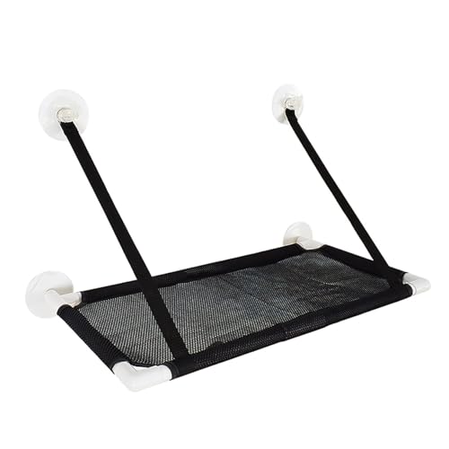 Katzenbettfenster, Kühlfenster Barsch Hängematte für Katzen Sunny Cat Safety Bett mit Saugnäpfeln Bis zu 22 Pfund Platz Sparen und Sicherheit 60 * 35 * 35 cm, Bietet Cat eine Hohe Position in (Black) Katzenbettfenster, Kühlfenster Barsch Hängematte für Katzen Sunny Cat Safety Bett mit Saugnäpfeln Bis zu 22 Pfund Platz Sparen und Sicherheit 60 * 35 * 35 cm, Bietet Cat eine Hohe Position in (Black) von Haofy