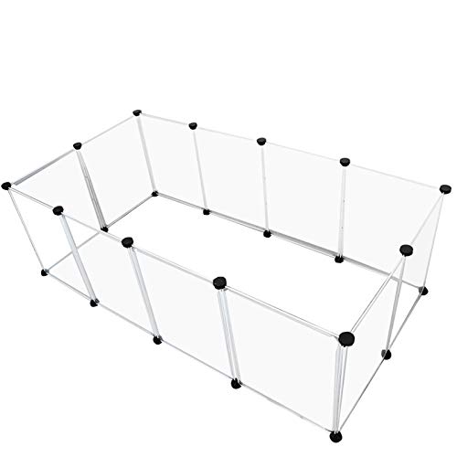 PET-Playpen, DIY Erweiterbares Hochleistungs-transparentes Welpen-Playpen für Innengarten Im Freien Im Freien mit Mehreren Formkonfigurationen, Sonnenschutz-Schattenabdeckung, PET-Playpen, DIY Erweiterbares Hochleistungs-transparentes Welpen-Playpen für Innengarten Im Freien Im Freien mit Mehreren Formkonfigurationen, Sonnenschutz-Schattenabdeckung, von Haofy