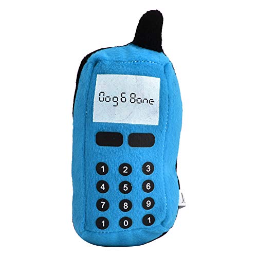 Plüsch-Handy-Haustierhunde Katzen Teether Orteeding und Interaktives Kauenspielzeug, Bestehend aus Plüschem Material, Robust und Zuverlässig, Hilft mit der Süßen Handy-Form Zum (Blue) von Haofy