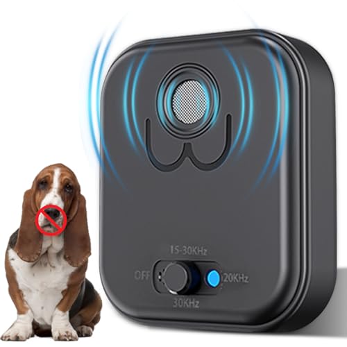 Haoion Hundebellen Abschreckgeräte Auto Bellkontrolle mit 3 Modi Bellen Kein Trainingsgerät mehr für Innen & Außen Wiederaufladbare Ultraschall Bellbox von Haoion
