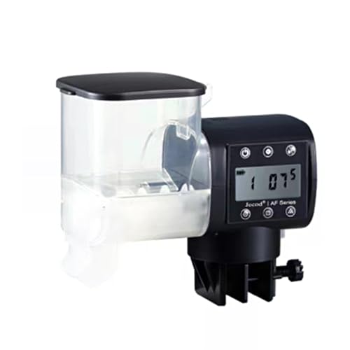 Automatischer Fischfutterautomat, Automatischer Fischfutterspender für Aquarium AutoTimer, Fischfutterautomat für Aquarium 5000ml Fischfutterspender für Pulver, Keine Batterien enthalten - C von Hapihom